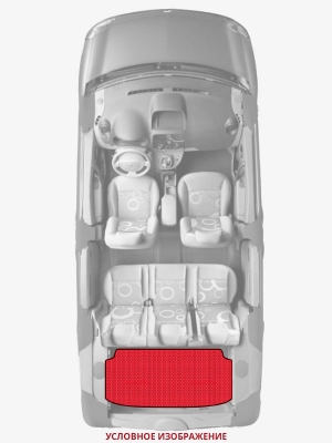 ЭВА коврики «Queen Lux» багажник для Audi S4 (C4)